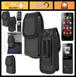 MP3 Player Holster Case With Belt Loop Clip, Vegan Leather Carrying New. Price: $19.99.