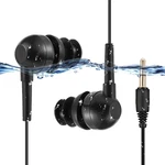 Agptek IPX8 Waterproof In-ear Earphones, Coiled Cable Swimming Earbuds With Ster New. Price: $21.37.