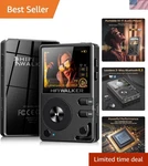 H2 Hifi MP3 Player With Bluetooth 5.2, 128GB Memory & Lossless Dac Support New. Price: $195.99.