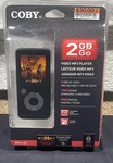 Coby Gb Go Video MP3 Player MP610-2G 1.8" Color Lcd Display Black Fm Radio New. Price: $29.99.