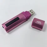 Sony MP3 NWZ-B183F Walkman Portable Music Player 4GB Usb Pink Open. Price: $69.21.