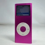 Apple Ipod Nano 2ND Gen 4GB Pink A1199 W/ 300 Songs - Tested Works Used. Price: $40.00.