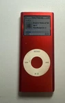 Apple A1199 MA725LL 4GB Ipod Nano 2ND Gen Storage Media Player Product Red Used. Price: $34.87.