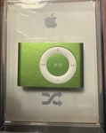 Apple Ipod Shuffle Green 2ND Generation 1GB In Box Bundle Open. Price: $49.99.