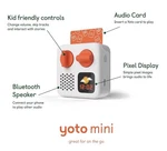 Yoto Mini 2024 Edition Kids Bluetooth Audio Player + Make Your Own Card New. Price: $75.00.