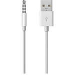 Apple Usb Charge Sync Cable For Ipod Shuffle MC003ZM/A White - Open Box. Price: $14.99.