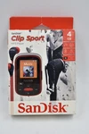 Sandisk Clip Sport 4GB MP3 Player With Lcd Screen SDMX24-004G Unused/open Box. Price: $69.99.