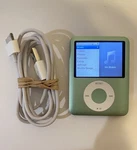 Apple Ipod Nano 3RD Generation 8GB - Light Green Works Great Used. Price: $69.99.