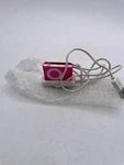 Apple Ipod Shuffle (2ND Generation) A1204 MP3 Player Pink Rechargeable With Dock Used. Price: $31.99.
