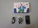 Agptek 64GB MP3 Player With Bluetooth Open. Price: $25.49.