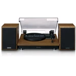 Lenco LS-100WD Record Player W/2 External Speakers, Wood, 33-45-78 Rpm Bluetooth New. Price: $130.00.
