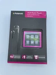 New Rare 4GB Polaroid PMP120-4 MP3 Music Player Built-in Clip W/ Touch Screen.. Price: $19.95.
