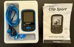 Clean Sandisk Clip Sport MP3 Player 8GB Blue Fm Radio Microsdhc (missing Usb) Used. Price: $49.00.