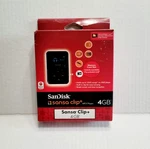 Sandisk Sansa Clip+ 4GB MP3 Player Black New Open. Price: $79.98.