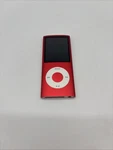 Apple Ipod Nano 16GB (product Red) Model A1285 Works But Doesn Hold Charge Used. Price: $39.99.