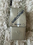 Vintage Sony Watchman FD-30A 12.5IN Crt Portable Tv Fm/am Stereo Silver Japan Used. Price: $39.99.