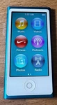 Apple Ipod Nano 7TH Generation Blue (16GB) Used. Price: $75.00.