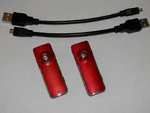 Coby MP550-1G 1GB Micro Clip MP3 Player Used Qty. (2) Red. Price: $20.00.