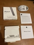 New In Box Apple And Dock. White For Ipods + Iphones. M596ZM/B. Price: $20.50.