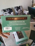 Pro-lite Programable Electronic Sign 402832. With Remote, Mount, Power Cord. Cd. Used. Price: $230.00.