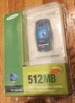 New Samsung Digital Audio Player Model YP-T8 X MP3 Music Media Lcd Screen 512 Mb. Price: $129.00.