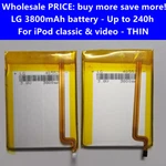 Lg 3800MAH Battery Upgrade Replacement For Ipod Classic 6 7TH Video 5TH Thin Lot New. Price: $1000.99.