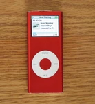 Apple A1199 4GB Ipod Nano 2ND Gen Limited Ed. Product Red MA725LL Good Battery Used. Price: $39.99.