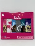 Mattel Barbie Pairs Girls No Show Socks Small Shoe Size 6-10.5 Ages 2-6 Years New. Price: $13.00.