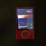 Microsoft Zune Red Digital Media Player 120GB New Battery Used. Price: $184.00.