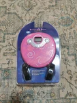 Deadstock New Cyber Gear Pink Floral Sakar Portable Cd Player W/ Headphones. Price: $100.00.
