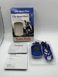 Sandisk Clip Sport Plus Bluetooth 32GB MP3 Player SDMX32 W/ Original Box Used. Price: $79.99.