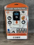 Coby MP3 Digital Music Player And Compact Speaker System 1 Gb New Sealed. Price: $39.95.