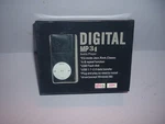 Black MP34DIGITAL Audio Player New In The Box. Price: $19.99.