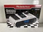Studebaker SB5050W Workstaton Hifi Music System & Charging Station - White Open. Price: $215.98.
