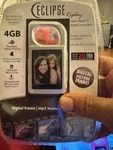 Brand New Eclipse Replay Silver 4GB MP3 Player Video Digital Picture Keychain. Price: $34.99.