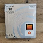 Creative Zen 1GB White And Orange Color-new Sealed In Open Box. Price: $100.00.