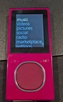 Zune 4GB Red Digital Media Player - Needs Battery! Used. Price: $20.00.