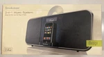 Brookstone 2 In 1 Music System Stereo For Ipod Cd Player & Radio - Tested Used. Price: $130.00.
