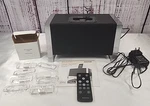 Brookstone Idesign Power Speaker Dock Ipod/iphone - Remote + Cord Adapters Used. Price: $42.00.