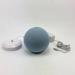 Amazon Echo 4TH Gen Twilight Blue Smart Speaker With Liboer E4 Battery Base Lot Used. Price: $60.79.