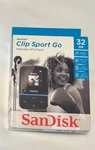 Sandisk Clip Sport Go 32GB MP3 Player- Black/blue Brand New Sealed. Price: $174.99.