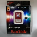 Sandisk Sansa Clip Zip 4GB MP3 Player - Jumpstart Red Factory Sealed! New. Price: $119.00.