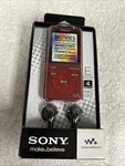 Sony Walkman NWZ-E383 Red (4 Gb) Digital Media Player New In Box. Price: $241.79.