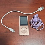 Agptek A02T MP3 Player 32GB Rose Gold Usb-c Bundle (bluetooth) Used. Price: $23.99.