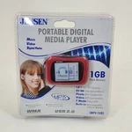 Jensen Portable Digital Audio Player New Sealed MP3 Retro SMPV-1GBS Wma Usb 2.0. Price: $12.99.