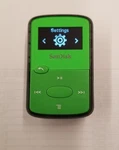 Sandisk 8GB Clip Jam MP3 Player Green SDMX26-008G-G46G Used. Price: $44.99.