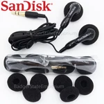 2 Genuine Sandisk Earphone Earbuds Original In-ear Headphone Clip Jam MP3 Player New. Price: $18.99.