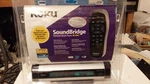 Roku Soundbridge M1001 Network Music Player W/ Remote Control Cord, Sealed, New. Price: $104.00.