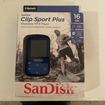 Sandisk, Clip Sport Plus Wearable MP3 Player, Bluetooth 16GB SDMX28 Tested Used. Price: $89.95.