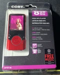 Coby Video MP3 Player Red MP707 8G New/sealed. Price: $40.00.